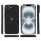 Чохол Silicone Case Full Camera Protective (AA) для Apple iPhone 16e (6.1") Чорний / Black