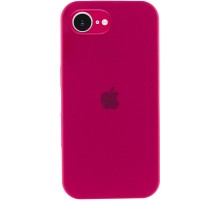 Чохол Silicone Case Full Camera Protective (AA) для Apple iPhone 16e (6.1") Червоний / Rose Red