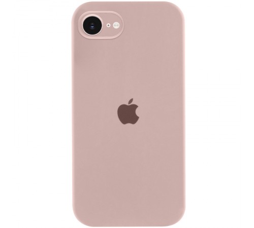 Чохол Silicone Case Full Camera Protective (AA) для Apple iPhone 16e (6.1") Рожевий / Pink Sand