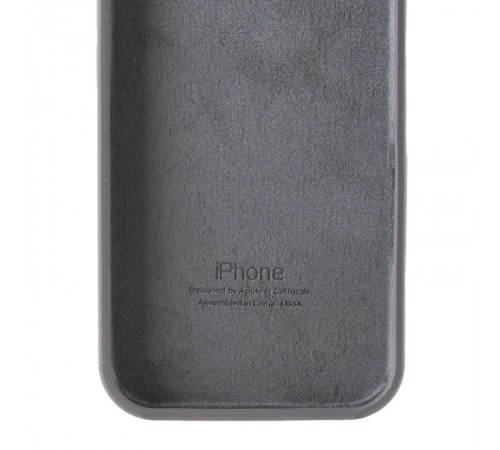 Чохол Silicone Case Full Camera Protective (AA) для Apple iPhone 16e (6.1") Сірий / Dark Gray