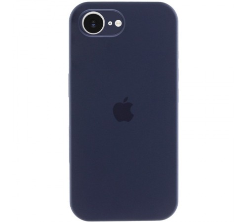 Чохол Silicone Case Full Camera Protective (AA) для Apple iPhone 16e (6.1") Темно-синій / Midnight blue