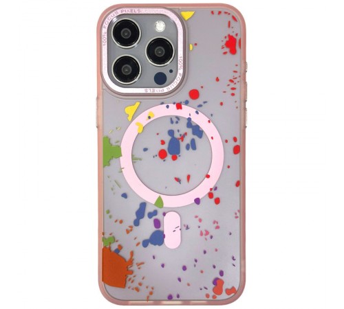 Чохол TPU+PC Flush with MagSafe для Apple iPhone 16 Pro (6.3") Baby pink Чохол TPU+PC Flush with MagSafe для Apple iPhone 16 Pro (6.3") Baby pink