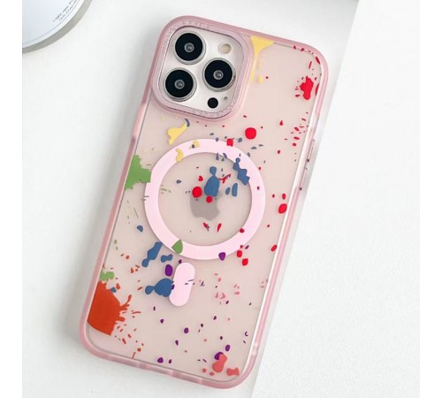 Чохол TPU+PC Flush with MagSafe для Apple iPhone 16 Pro (6.3") Baby pink Чохол TPU+PC Flush with MagSafe для Apple iPhone 16 Pro (6.3") Baby pink