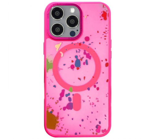 Чохол TPU+PC Flush with MagSafe для Apple iPhone 16 Pro (6.3") Barbie Pink Чохол TPU+PC Flush with MagSafe для Apple iPhone 16 Pro (6.3") Barbie Pink