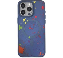 Чохол TPU+PC Flush with MagSafe для Apple iPhone 16 Pro (6.3") Dark blue
