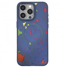 Чохол TPU+PC Flush with MagSafe для Apple iPhone 16 Pro Max (6.9") Dark blue