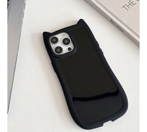 Чохол TPU GETMAN Cat with straps для Apple iPhone 15 Pro Max (6.7") Black Чохол TPU GETMAN Cat with straps для Apple iPhone 15 Pro Max (6.7") Black