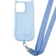 Чохол TPU GETMAN Cat with straps для Apple iPhone 15 Pro Max (6.7") Blue