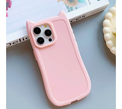 Чохол TPU GETMAN Cat with straps для Apple iPhone 15 Pro Max (6.7") Pink Чохол TPU GETMAN Cat with straps для Apple iPhone 15 Pro Max (6.7") Pink