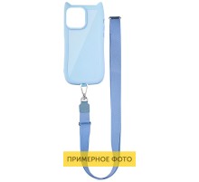 Чохол TPU GETMAN Cat with straps для Apple iPhone 16 (6.1") Blue