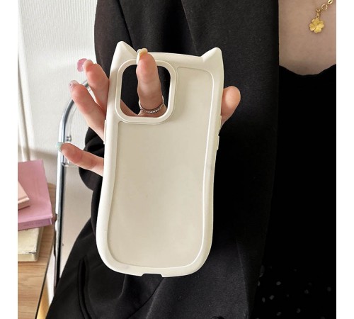 Чохол TPU Cat для Apple iPhone 16 Pro (6.3") Antique White Чохол TPU Cat для Apple iPhone 16 Pro (6.3") Antique White