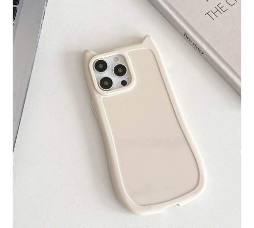 Чохол TPU Cat для Apple iPhone 16 Pro (6.3") Antique White Чохол TPU Cat для Apple iPhone 16 Pro (6.3") Antique White