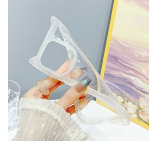 Чохол TPU Cat для Apple iPhone 16 Pro (6.3") Transparent Чохол TPU Cat для Apple iPhone 16 Pro (6.3") Transparent