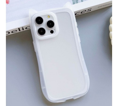 Чохол TPU Cat для Apple iPhone 16 Pro (6.3") Transparent Чохол TPU Cat для Apple iPhone 16 Pro (6.3") Transparent