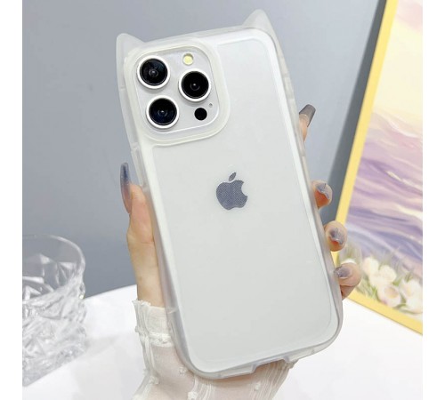 Чохол TPU Cat для Apple iPhone 16 Pro (6.3") Transparent Чохол TPU Cat для Apple iPhone 16 Pro (6.3") Transparent