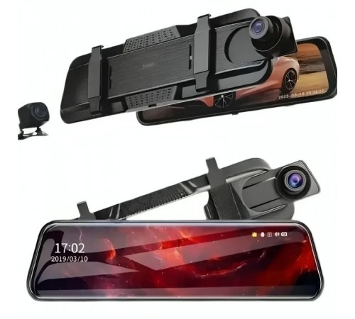 Відеореєстратор Hoco DI36 Dual Camera with Digital display Black Відеореєстратор Hoco DI36 Dual Camera with Digital display Black