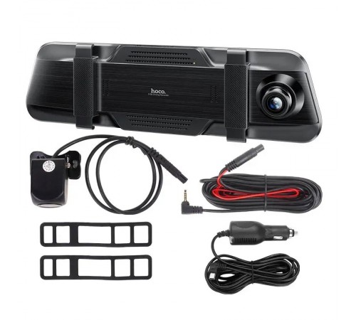 Відеореєстратор Hoco DI36 Dual Camera with Digital display Black Відеореєстратор Hoco DI36 Dual Camera with Digital display Black