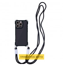 Чохол TPU CrossBody with straps для Apple iPhone 13 (6.1") Black
