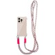 Чохол TPU CrossBody with straps для Apple iPhone 16 Pro Max (6.9") Antique White