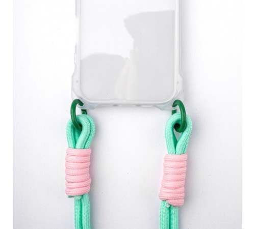 Чохол TPU CrossBody with straps для Apple iPhone 16 Pro Max (6.9") Transparent Чохол TPU CrossBody with straps для Apple iPhone 16 Pro Max (6.9") Transparent