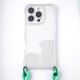 Чохол TPU CrossBody with straps для Apple iPhone 16 Pro Max (6.9") Transparent