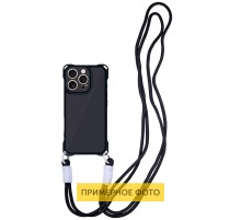 Чохол TPU CrossBody with straps для Apple iPhone 16e (6.1") Black