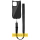 Чохол TPU GETMAN Cat with straps для Apple iPhone 16e (6.1") Black