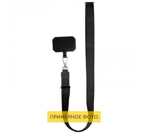 Чохол TPU GETMAN Cat with straps для Apple iPhone 16e (6.1") Black Чохол TPU GETMAN Cat with straps для Apple iPhone 16e (6.1") Black