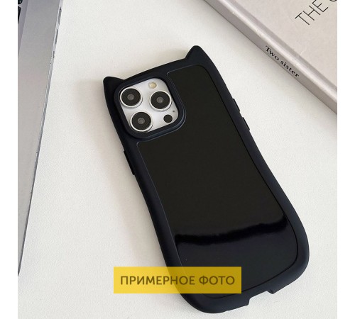 Чохол TPU GETMAN Cat with straps для Apple iPhone 16e (6.1") Black Чохол TPU GETMAN Cat with straps для Apple iPhone 16e (6.1") Black