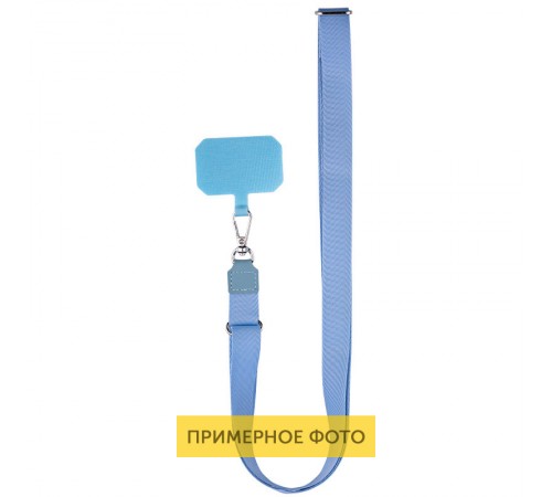 Чохол TPU GETMAN Cat with straps для Apple iPhone 16e (6.1") Blue Чохол TPU GETMAN Cat with straps для Apple iPhone 16e (6.1") Blue