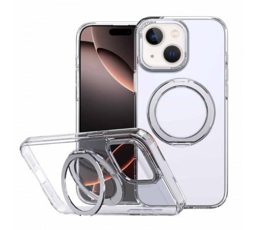 Чохол TPU+PC Empire with MagSafe and Ring для Apple iPhone 13 / 14 (6.1") Clear