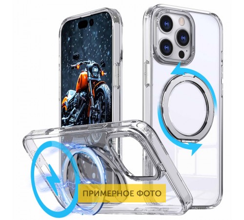 Чохол TPU+PC Empire with MagSafe and Ring для Apple iPhone 16 Plus (6.7") Clear Чохол TPU+PC Empire with MagSafe and Ring для Apple iPhone 16 Plus (6.7") Clear