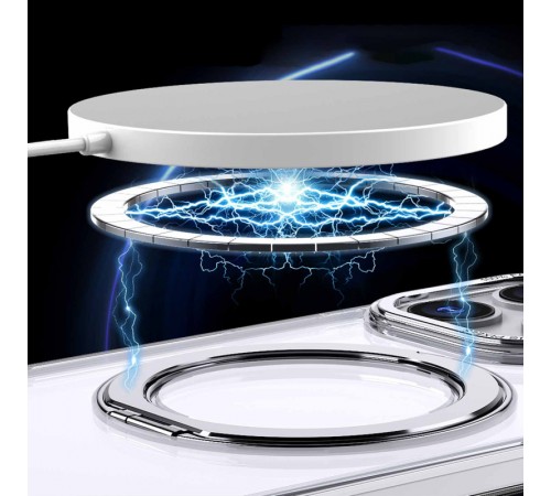 Чохол TPU+PC Empire with MagSafe and Ring для Apple iPhone 16 Pro (6.3") Clear Чохол TPU+PC Empire with MagSafe and Ring для Apple iPhone 16 Pro (6.3") Clear