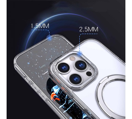 Чохол TPU+PC Empire with MagSafe and Ring для Apple iPhone 16 Pro (6.3") Clear Чохол TPU+PC Empire with MagSafe and Ring для Apple iPhone 16 Pro (6.3") Clear