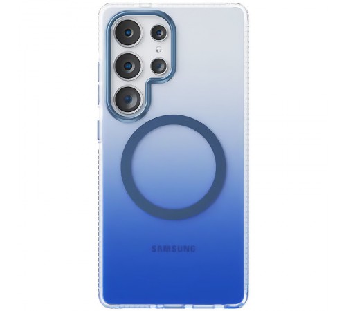 Чохол TPU+PC Phantom with MagSafe для Samsung Galaxy S25 Ultra Blue Чохол TPU+PC Phantom with MagSafe для Samsung Galaxy S25 Ultra Blue