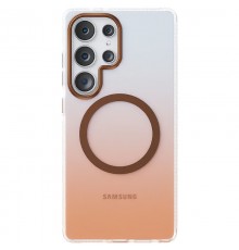 Чохол TPU+PC Phantom with MagSafe для Samsung Galaxy S25 Ultra Golden