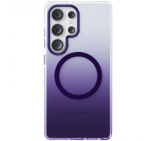 Чохол TPU+PC Phantom with MagSafe для Samsung Galaxy S25 Ultra Purple Чохол TPU+PC Phantom with MagSafe для Samsung Galaxy S25 Ultra Purple