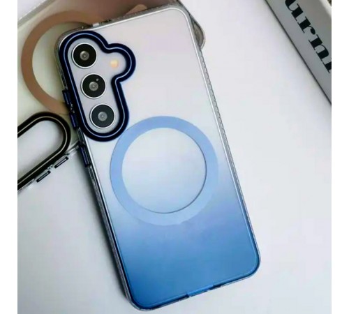 Чохол TPU+PC Phantom with MagSafe для Samsung Galaxy S25+ Blue Чохол TPU+PC Phantom with MagSafe для Samsung Galaxy S25+ Blue