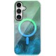 Чохол TPU Shiny Mountain (MagFit) для Samsung Galaxy S23 FE Green / Blue