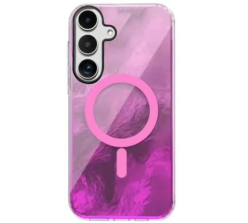 Чохол TPU Shiny Mountain (MagFit) для Samsung Galaxy S23 FE Pink Чохол TPU Shiny Mountain (MagFit) для Samsung Galaxy S23 FE Pink