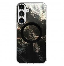 Чохол TPU Shiny Mountain (MagFit) для Samsung Galaxy S24 Black
