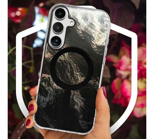Чохол TPU Shiny Mountain (MagFit) для Samsung Galaxy S24 Black Чохол TPU Shiny Mountain (MagFit) для Samsung Galaxy S24 Black