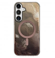 Чохол TPU Shiny Mountain (MagFit) для Samsung Galaxy S24 Chocolate