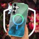 Чохол TPU Shiny Mountain (MagFit) для Samsung Galaxy S24 Green / Blue