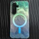 Чохол TPU Shiny Mountain (MagFit) для Samsung Galaxy S24 Green / Blue