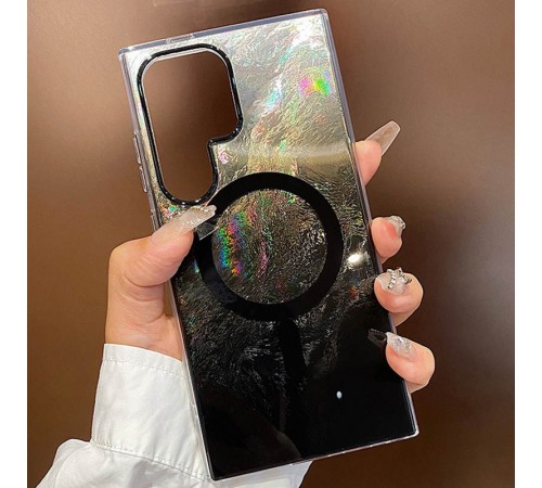 Чохол TPU Shiny Mountain (MagFit) для Samsung Galaxy S24 Ultra Black Чохол TPU Shiny Mountain (MagFit) для Samsung Galaxy S24 Ultra Black