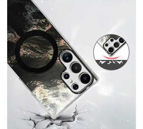 Чохол TPU Shiny Mountain (MagFit) для Samsung Galaxy S24 Ultra Black Чохол TPU Shiny Mountain (MagFit) для Samsung Galaxy S24 Ultra Black