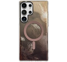 Чохол TPU Shiny Mountain (MagFit) для Samsung Galaxy S24 Ultra Chocolate