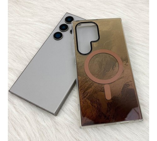 Чохол TPU Shiny Mountain (MagFit) для Samsung Galaxy S24 Ultra Chocolate Чохол TPU Shiny Mountain (MagFit) для Samsung Galaxy S24 Ultra Chocolate