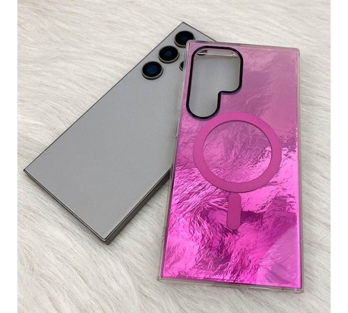 Чохол TPU Shiny Mountain (MagFit) для Samsung Galaxy S24 Ultra Pink Чохол TPU Shiny Mountain (MagFit) для Samsung Galaxy S24 Ultra Pink
